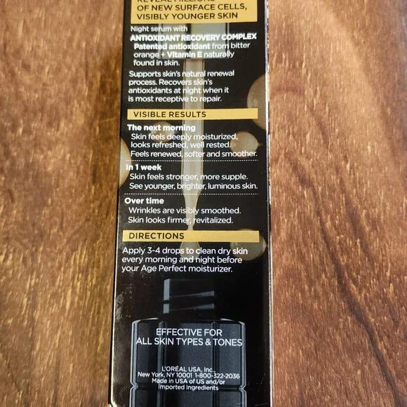 L’Oréal Age Perfect Cell Renewal Midnight Serum 1oz - Picture 3 of 6